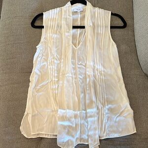 REISS Women's Ivory Sleeveless Blouse